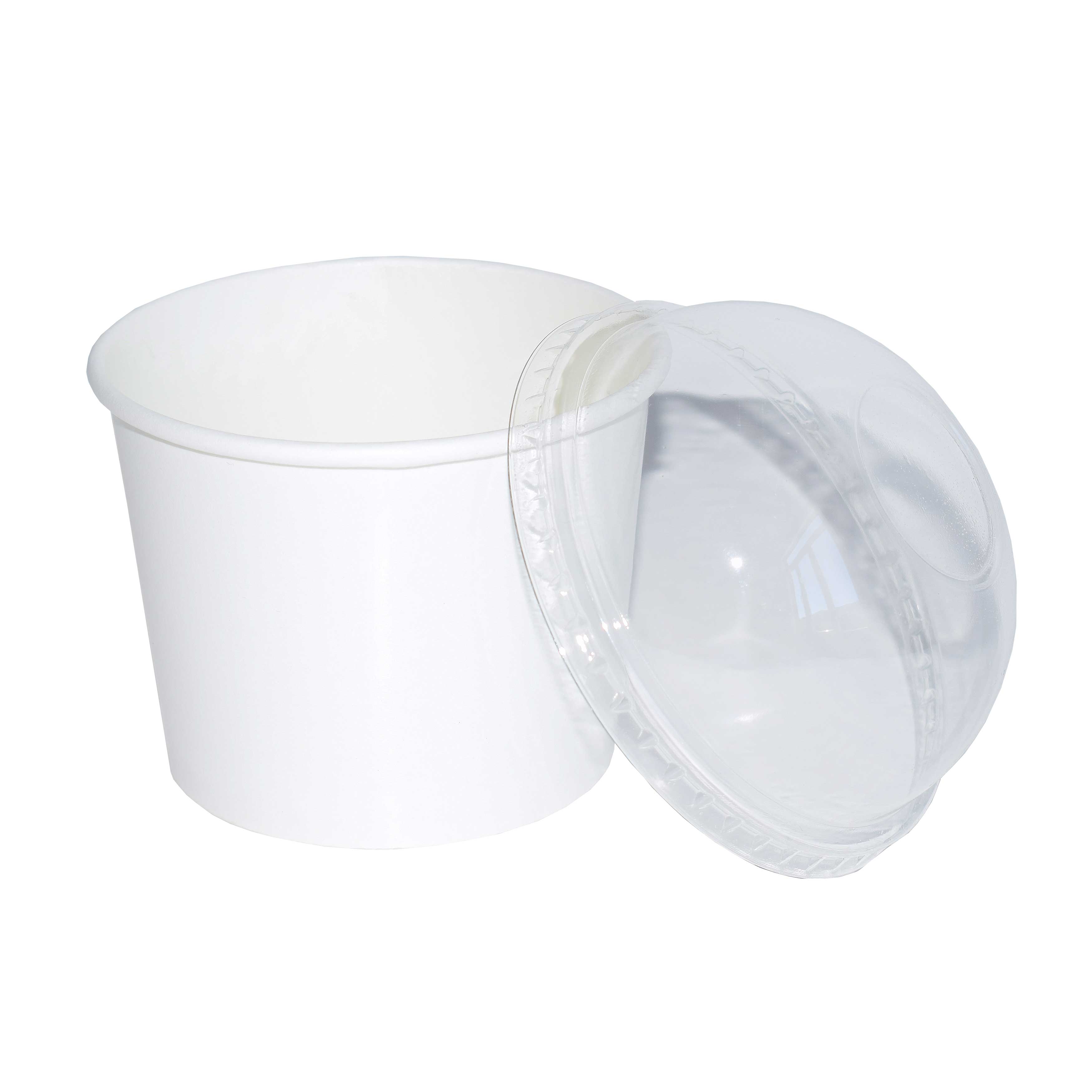 Tarrina Helado Carton Blanco 12oz 50u.