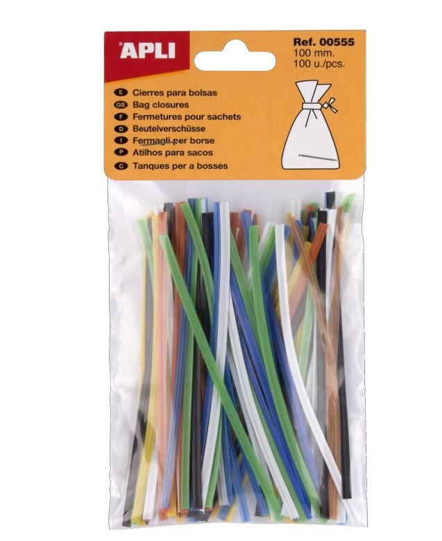 Cierres Bolsa 100mm 100u.