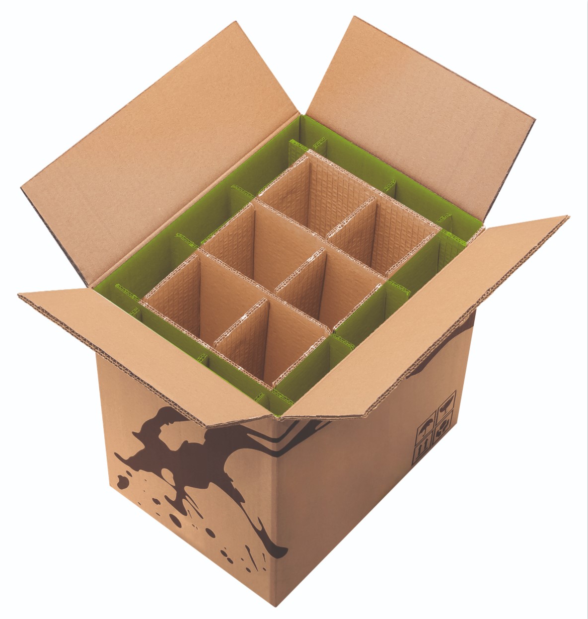 Caja 6 bot. FastBox 356x258x362mm 1u.