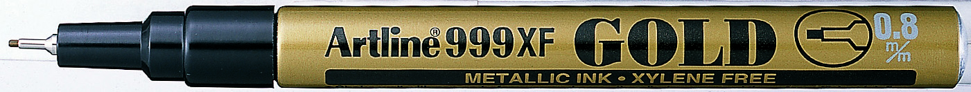 Rotulador Artline Perm. Metal Oro 0.8mm