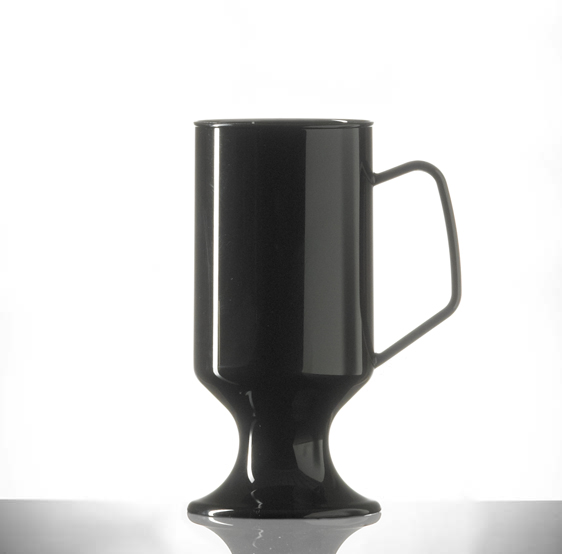 CUP 8oz COFFEE  BLACK*