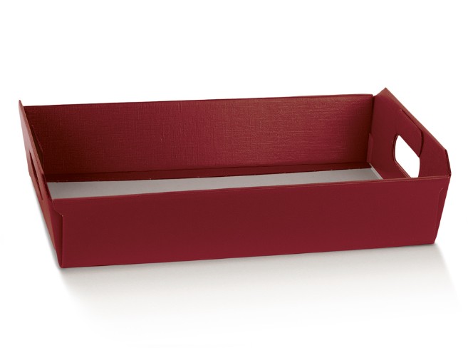 Cesto 310x220x90mm Fibra Bordeaux 1u.