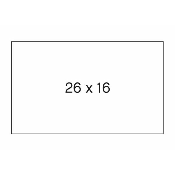 26x16 etiq.Apli 2 linea bca.perm 6rolx1000e