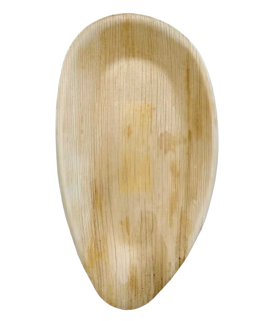 Bandeja Oval Hoja de Palma 30x16cm 25u.