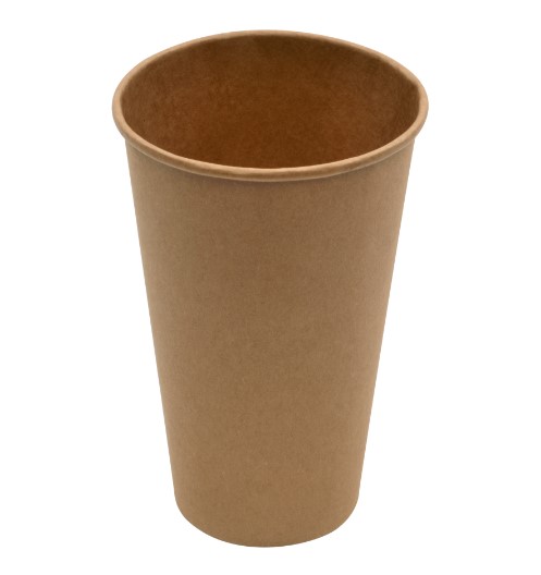 Vaso 16oz/480ml Carton Kraft 50u.