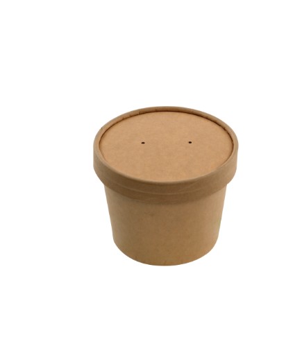 Sopera Kraft + tapa 360ml. 25u.