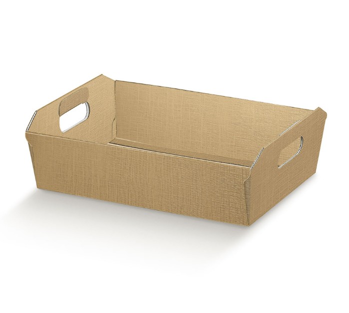 Cesto Seta Oro 220x160x50mm