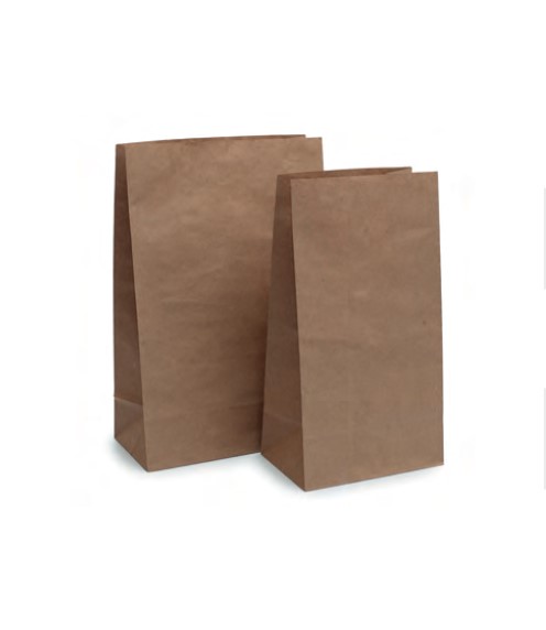 26x41+14 Bolsa Americana  Kraft 60gr. 200u.