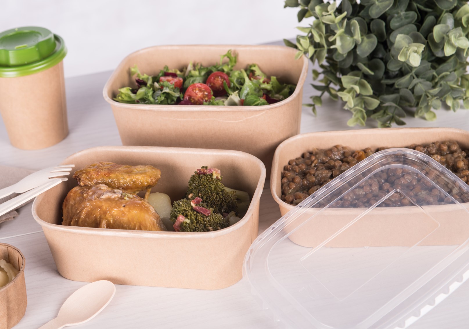 Envase Carton Rect.+tapa PP 750ml 173x135x55mm 25u