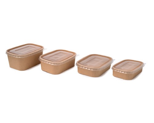Envase Carton Rect.+tapa PP 250ml 108x79x52mm 25u.