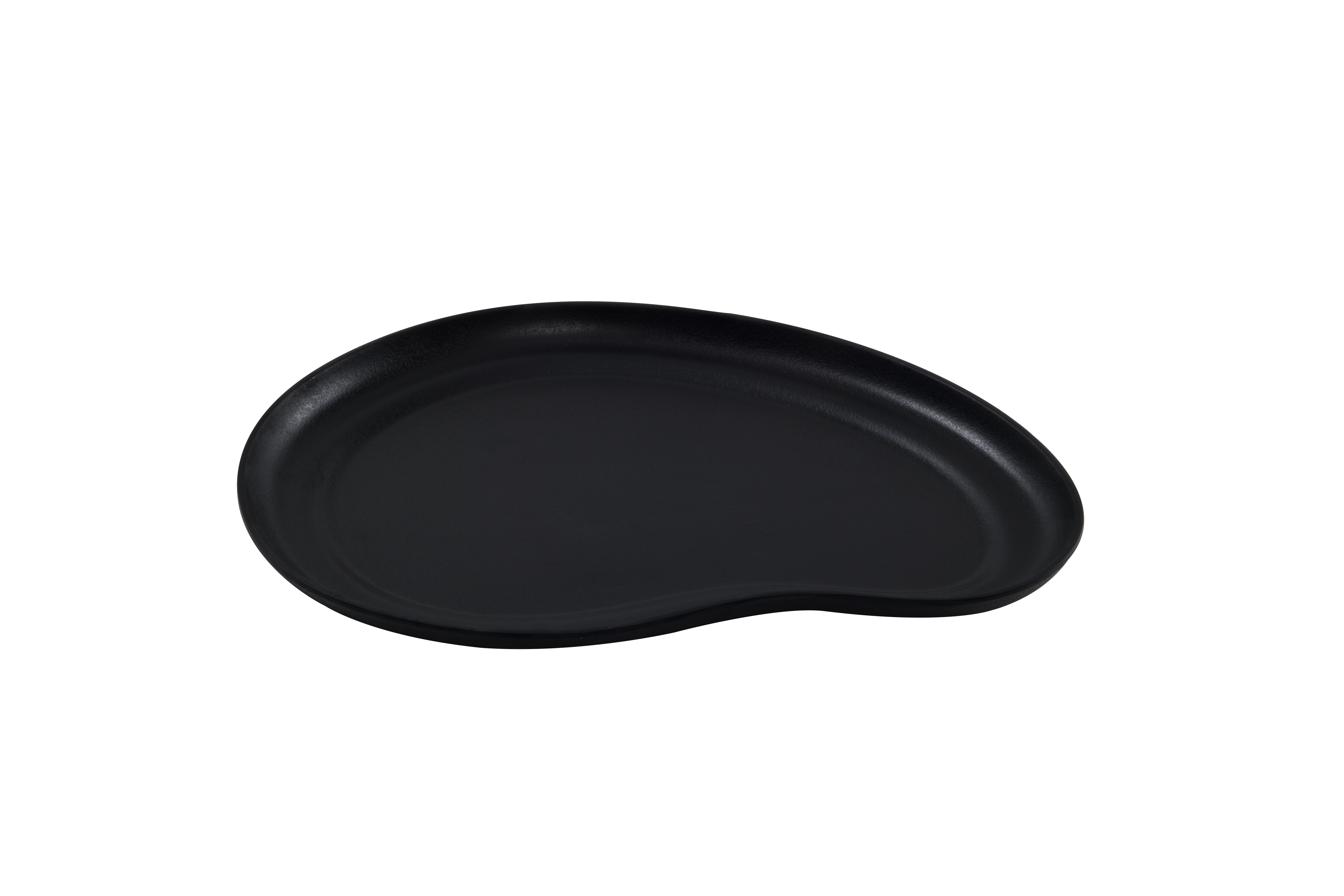 Plato Melamina negro 27+2x20,5cm 1u.