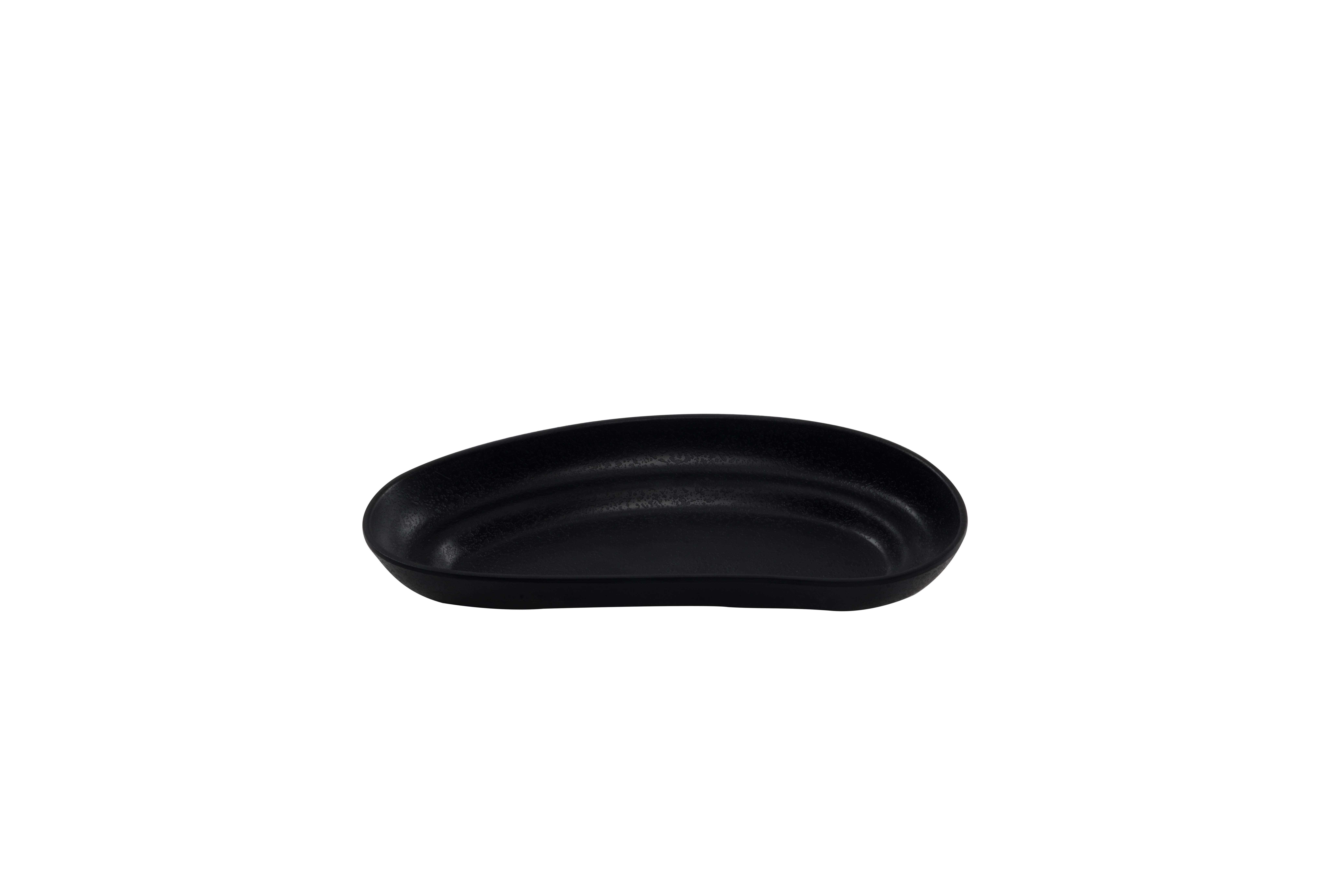 Bandeja Melamina negro 24+3x10,5cm 1u.