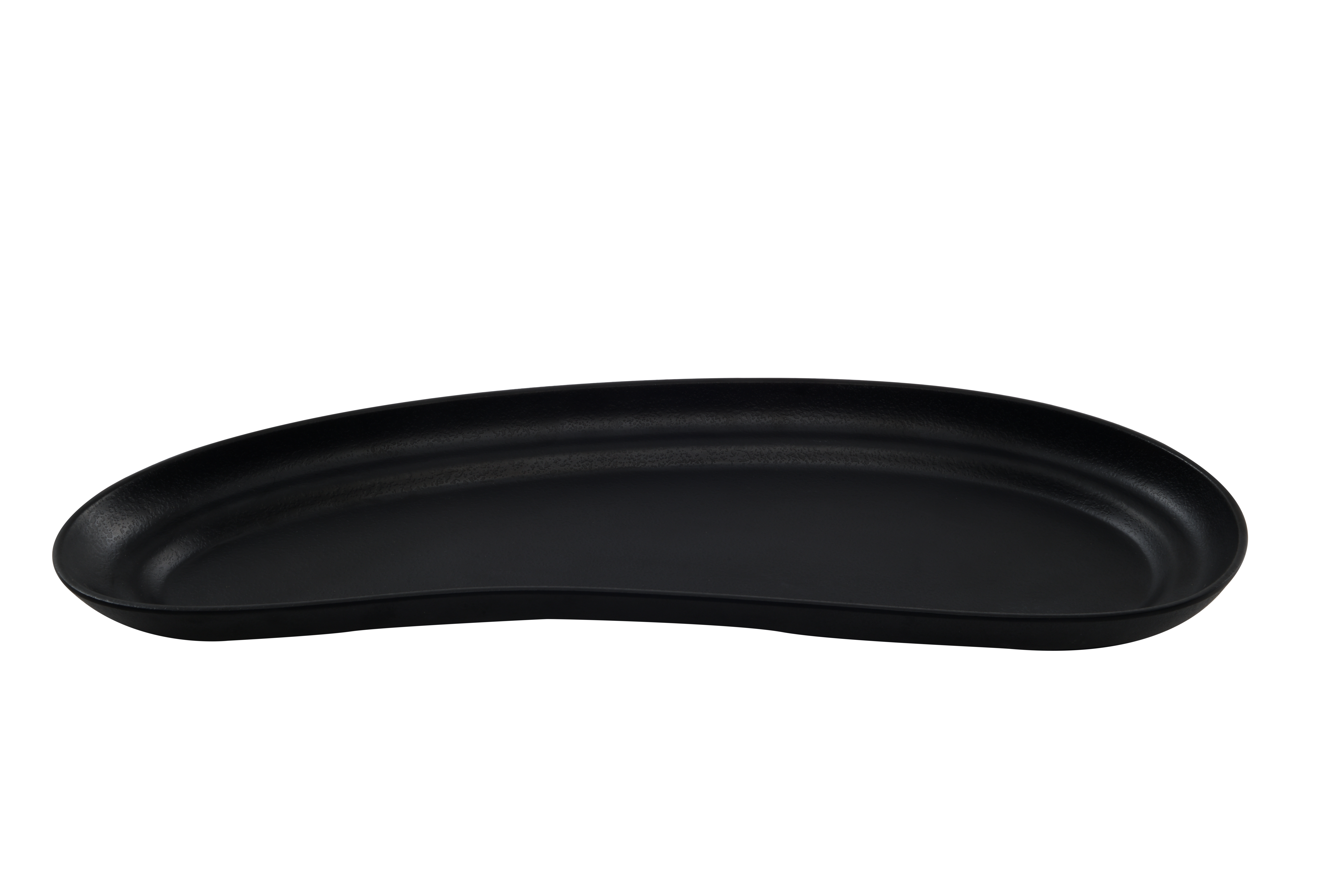Bandeja Melamina negro 40+3x14,5cm 1u.