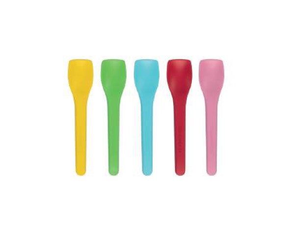 Cucharilla helado colores CPLA 20x100mm 100u.