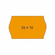 26x16 Et. Apli 2 Lineas Naranja Remov. 6x1000u.