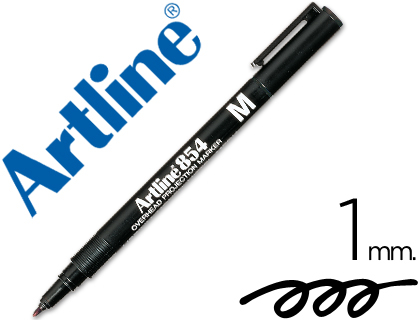 Rotulador Artline Perm. EK854 Negro 1mm 1u.