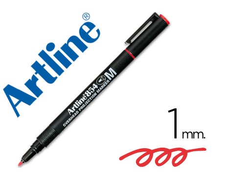 Rotulador Artline EK854 Rojo 1mm