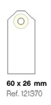 Et. Colgante Crema 60x26mm 1000u.
