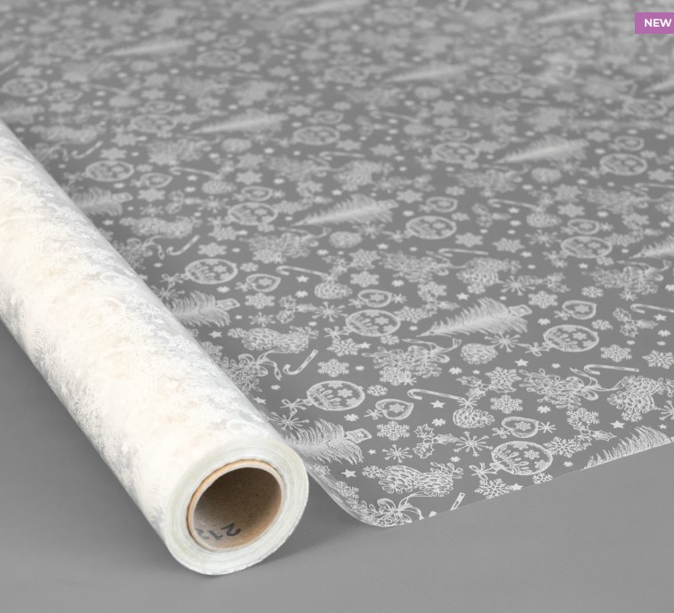 Propak 0.70x50m Elementos Navideños blanco