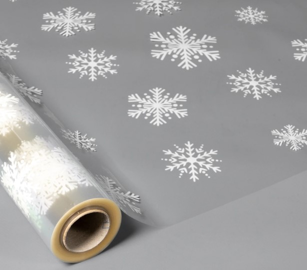 Propak 0.70x50m Copos de Nieve Navideños