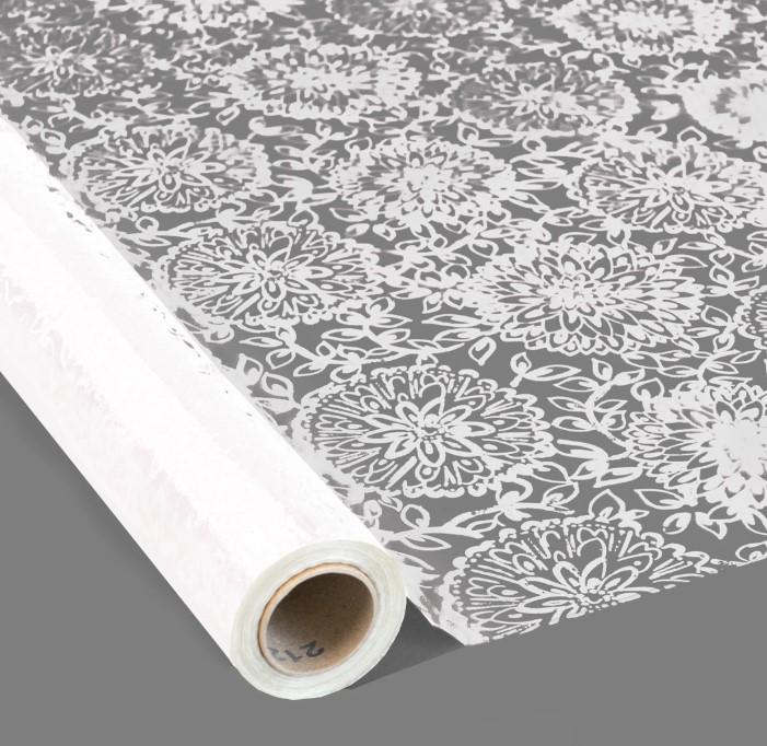 Polipropileno Transp Mandalas Blanco 0.70x50m