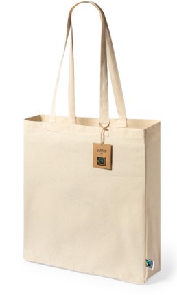 38+12x42cm Bolsa algodon natural 70cm 5u.