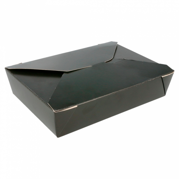 Caja comida Negra 1470ml 50u.