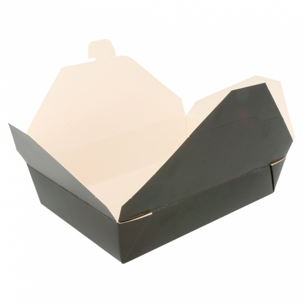 Caja comida Negra 1470ml 50u.
