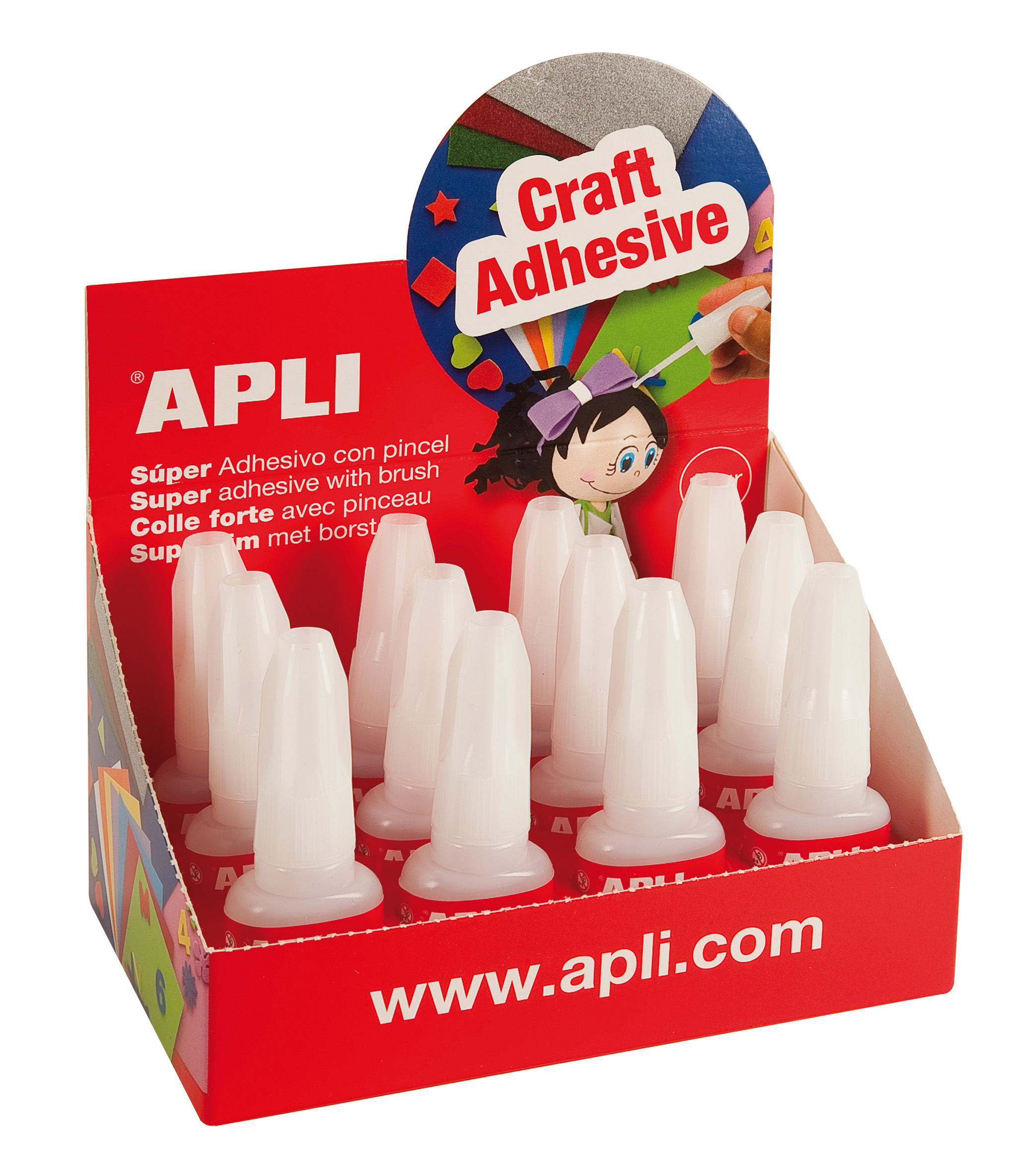 Super adhesivo instantáneo 10 g con pincel aplicad
