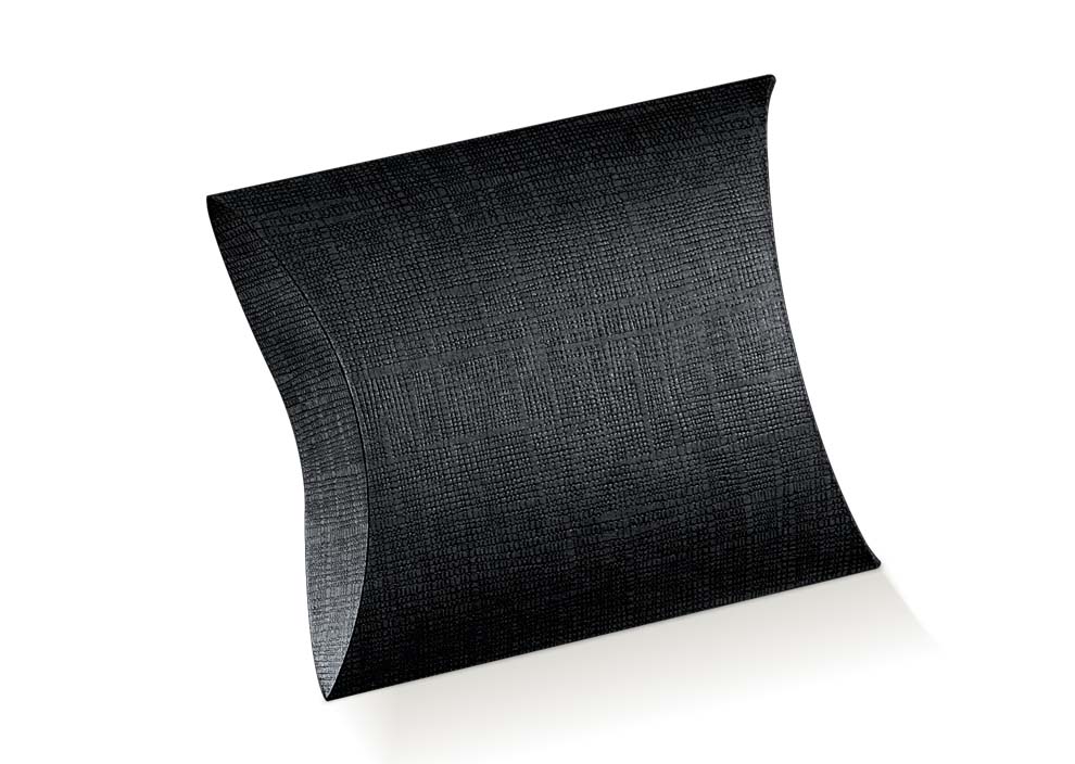 Busta 70x70x25mm Seta Nero 10u.