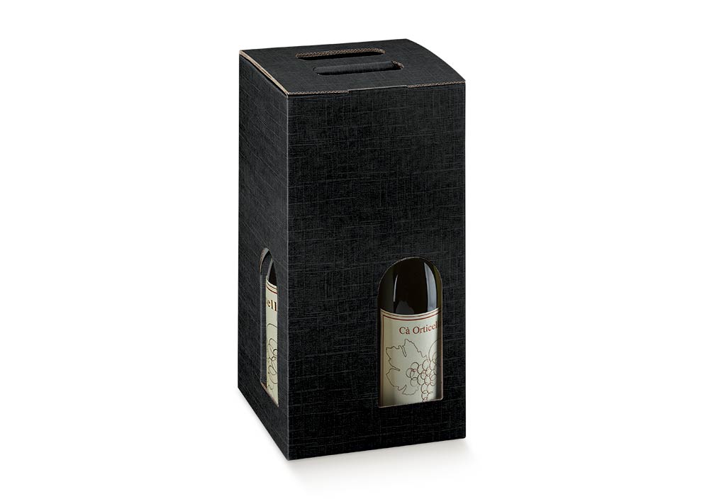 Cubotto 4 Bot. F 180x180x340mm Seta Nero 1u.*