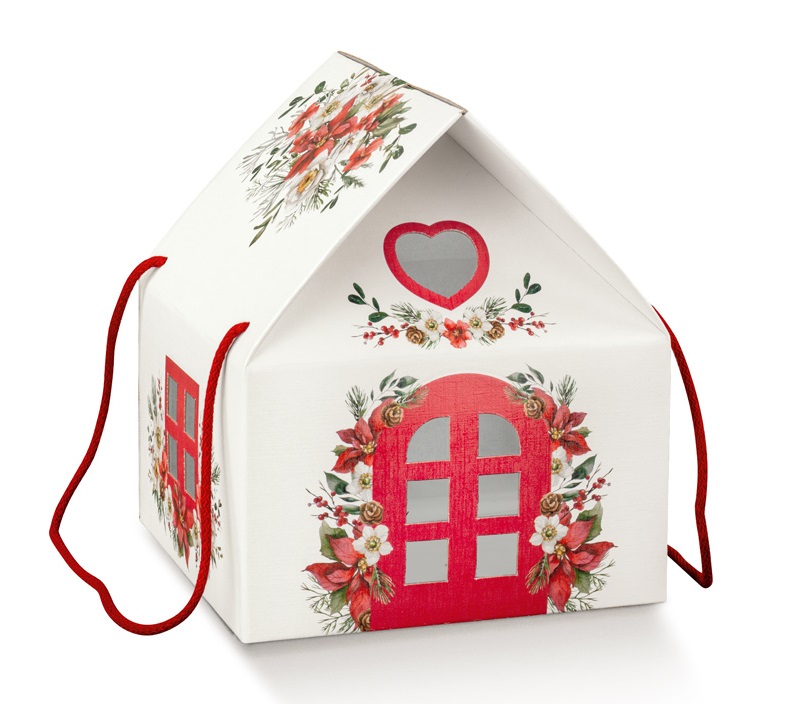 Casetta c/cor. 245x245x150 Little Houses White 2u.