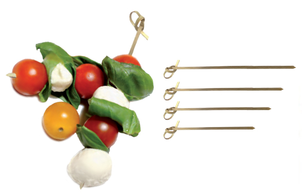 Pick Lazo Bambu 6cm 100u.