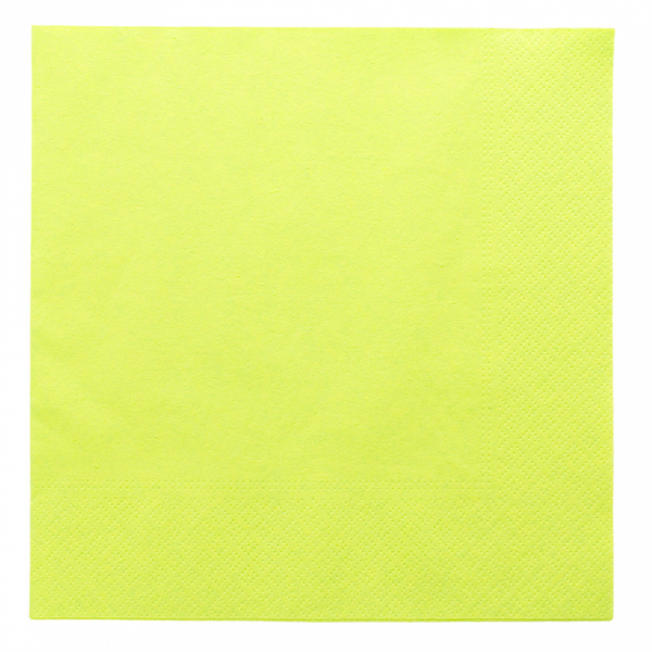 Servilleta 40x40 Cenefa Verde Pistacho 100u.