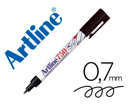 Rotulador Artline Perm. Negro EK750 0.7mm