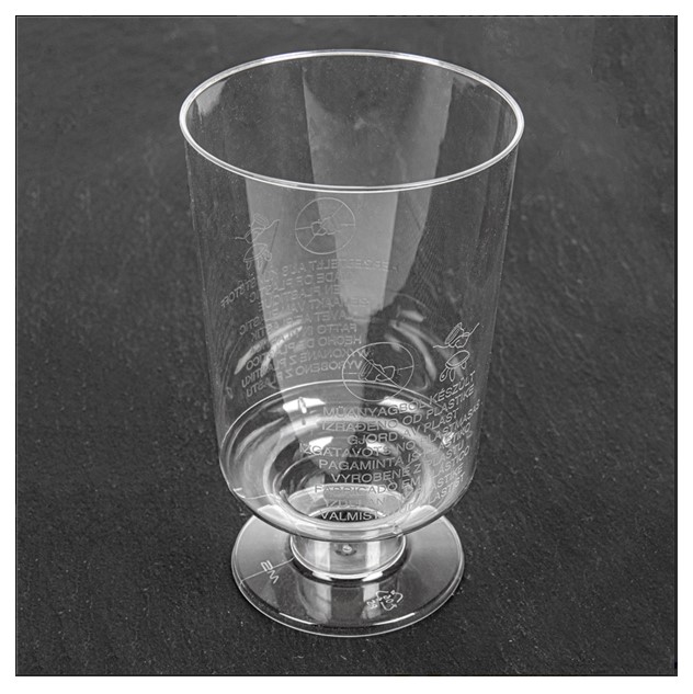 Copa Vino transparente PS 95ml/3oz 4.8x8.5cm 15u.
