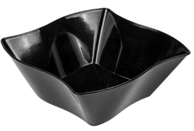 Recipiente Estrella Negro 9+3,5x9cm 150ml 50u.