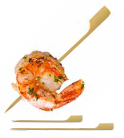 Brocheta bambú tipo bantón 21cm 100u.