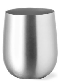 Vaso Aluminio Plata 1u.