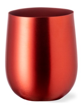 Vaso Aluminio Rojo 1u.