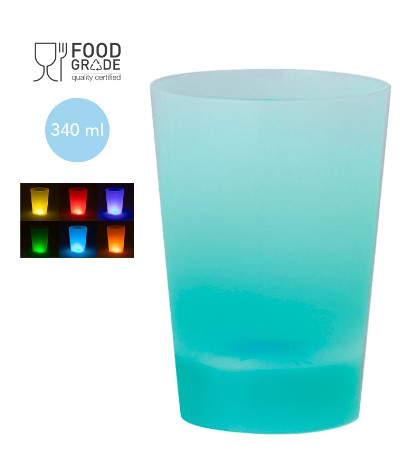 Vaso iluminado Leds 1u.