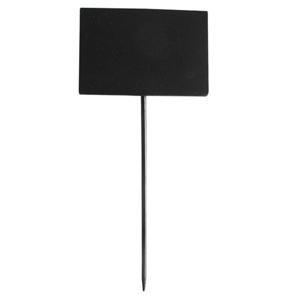 Pizarra rectangular pincho 8x5,4x18cm. 5u.
