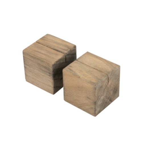 Soporte cubico para pizarras 4.8cm madera 8u.