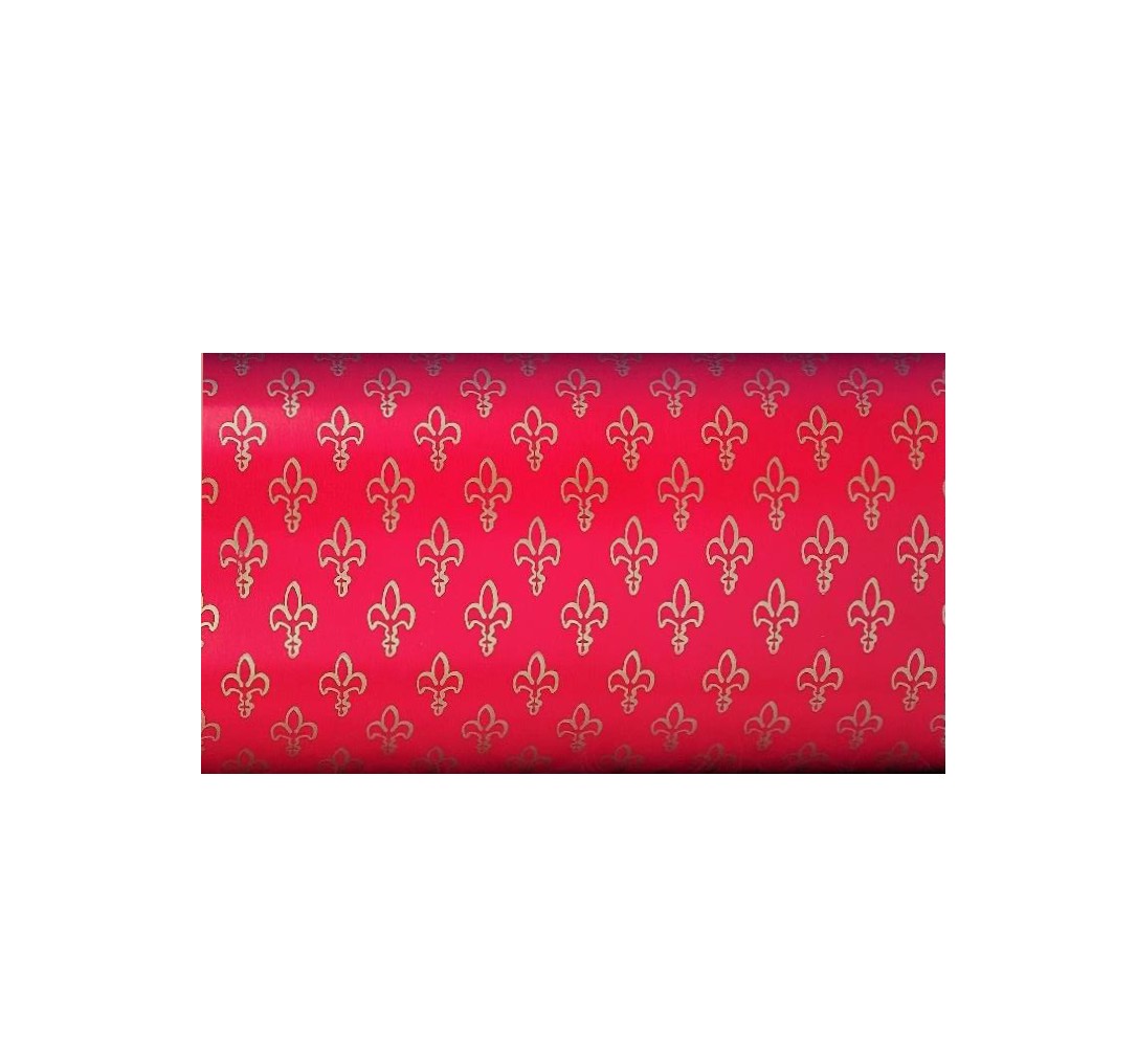 Bob. 62cmx70m estandarte oro fondo rojo