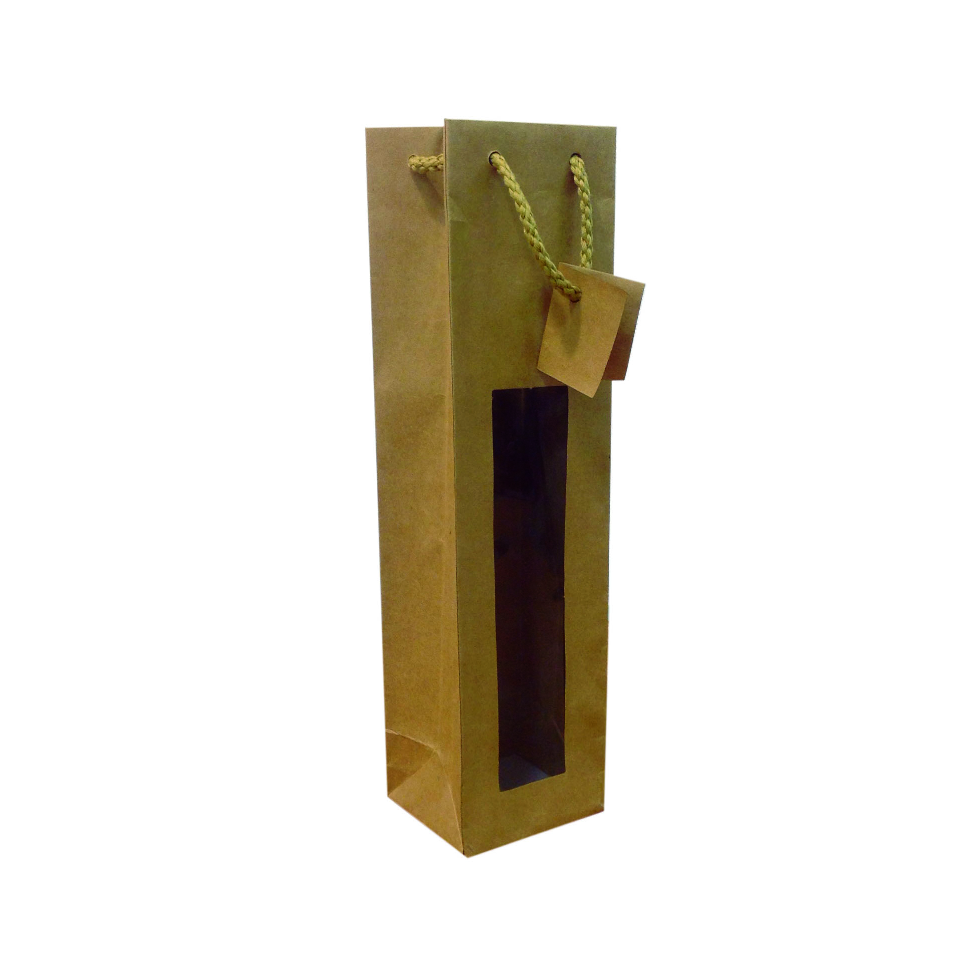 Bolsa 1/2 botella Vent. 7.2+6.8x31cm 50cl. 20u