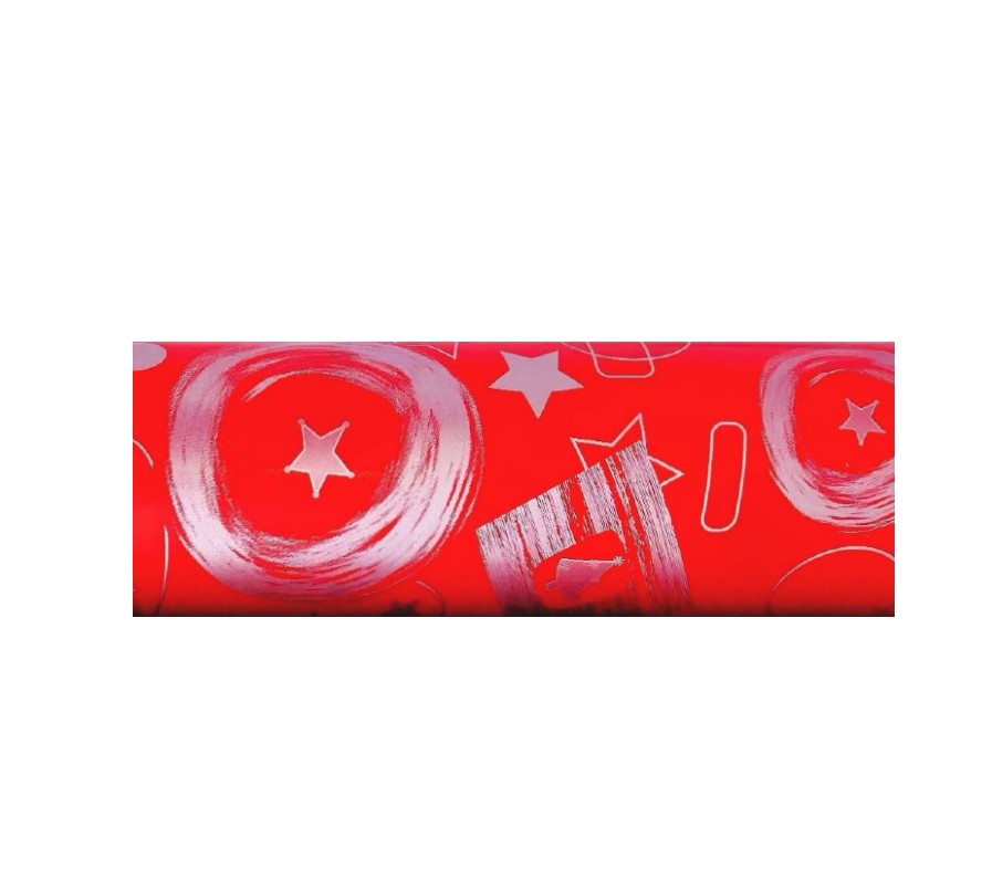 Bob. 62cmx70m estrellas fondo rojo