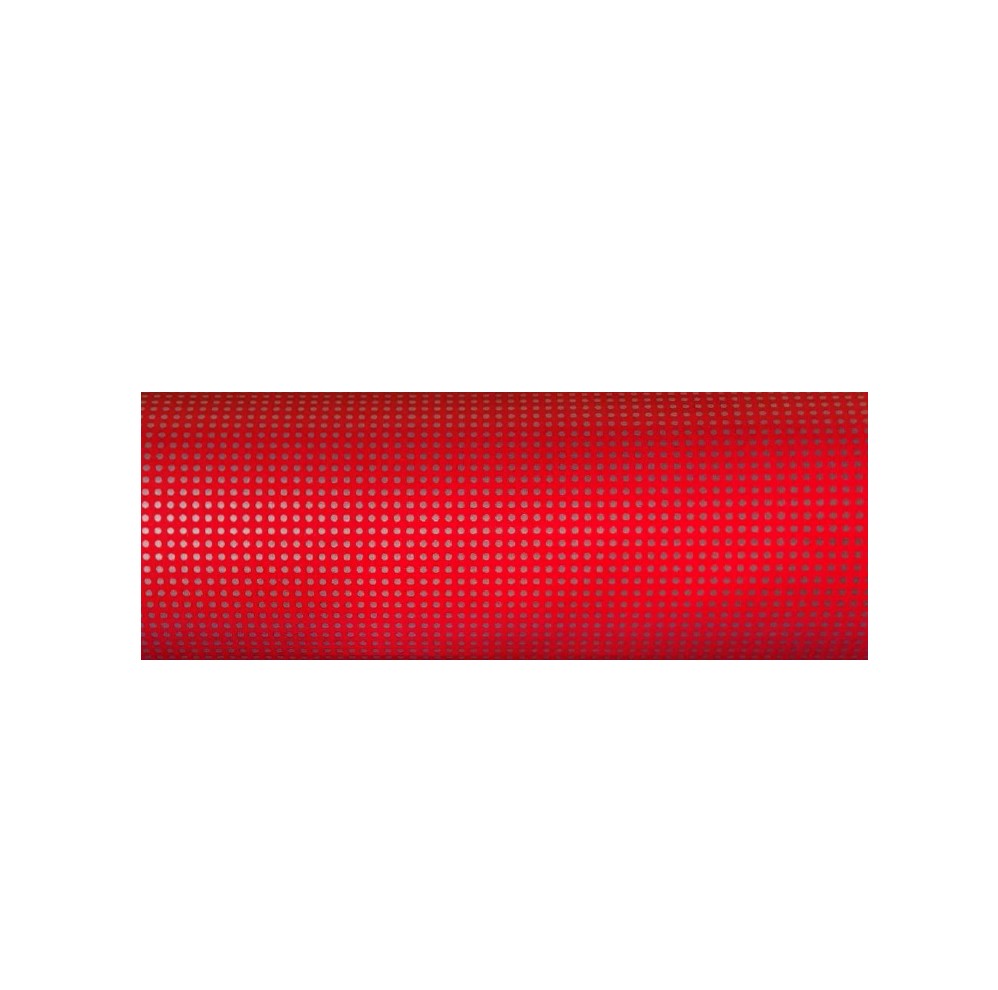 Bob. 62cmx70m rojo punto oro