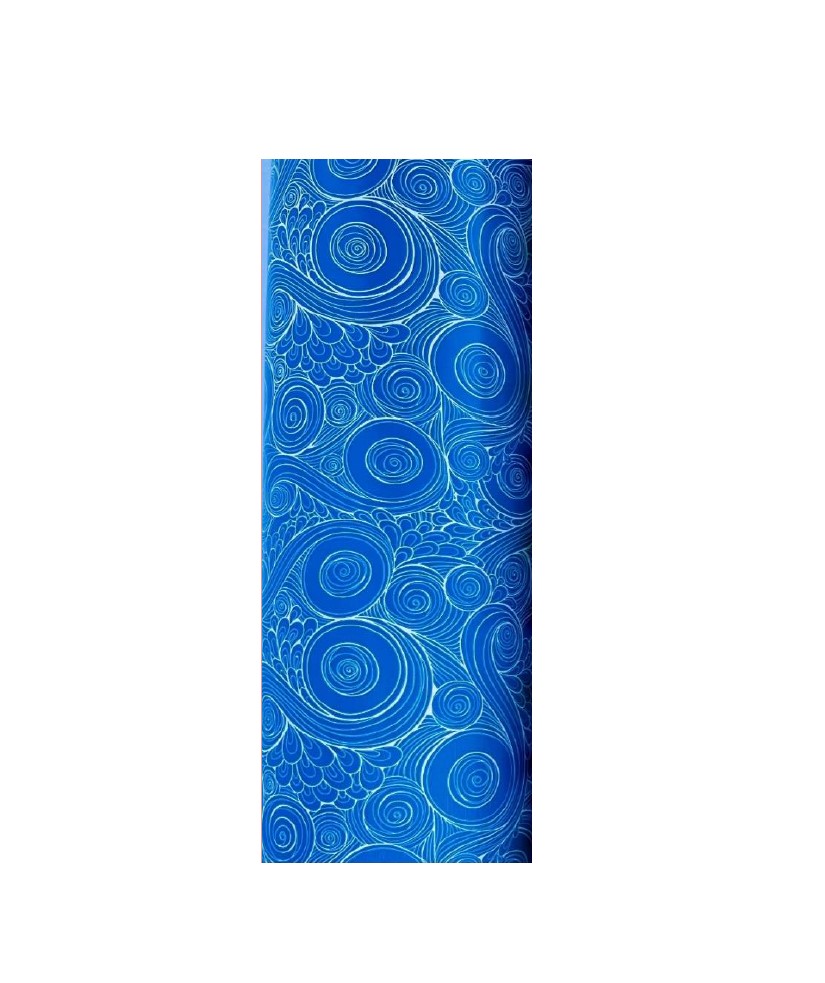 Bob. 62cmx70m MANDALA OLAS AZUL