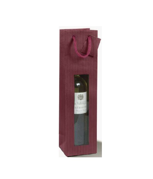 Bol. 10+9x38cm 1 bol. ventana burdeos 20u.