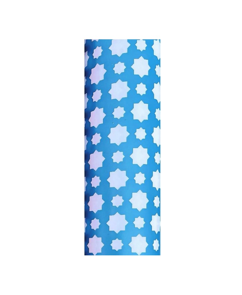 Bob. estrella blanca fondo celeste 62cmx70m